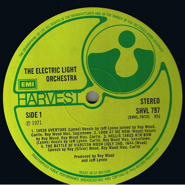 Electric Light Orchestra  The Electric Light Orchestra : LP A  uk